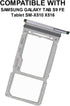 PHONSUN X510 X516 S9 SM-X510 X516 Replacement Sim Card Tray SD Card Slot Holder for Samsung Tab FE Tablet Gray