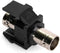 Leviton Black BNC QuickPort Adapter, Nickel-Plated, 41084-BEF