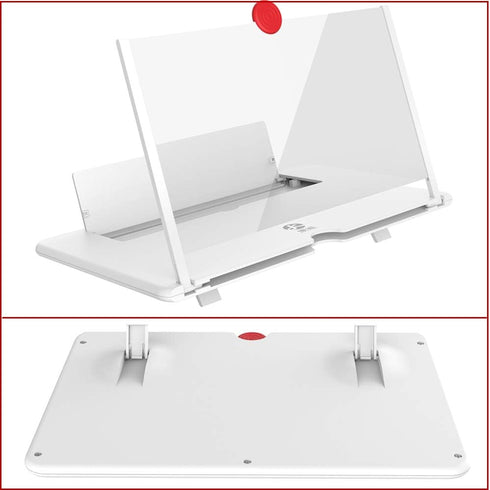3D Screen Magnifier Amplifier, HD Projector for Movies, Videos, and Games, Foldable Phone Stand for All Smartphones
