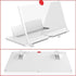 3D Screen Magnifier Amplifier, HD Projector for Movies, Videos, and Games, Foldable Phone Stand for All Smartphones