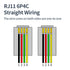 Phone Cable 10 Feet, RJ11 6P4C Connectors for Landline Phone, Fax Machine, Black, AV04605
