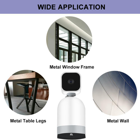 Magnet Camera Mount Compatible with Blink Mini Pan Tilt Camera, Magnetic Base Stand with 1/4 inch Thread