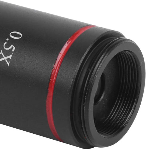 Garosa Microscope Adapter, 0.5X C Mount Lens Adapter for Microscope Camera, Compatible with CCD Interface Shrink Lens
