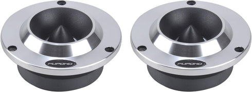 4'' 300watts 4 Ohm Ferrite Tweeters for Car Audio, Pair of Titanium Film Aluminium Panel Bullet Speakers
