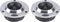 4'' 300watts 4 Ohm Ferrite Tweeters for Car Audio, Pair of Titanium Film Aluminium Panel Bullet Speakers