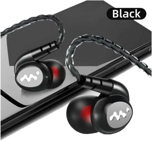 Wired Earbuds in-Ear Headphones, Noise Isolation Earphones with Microphone,3.5mm Jack Ear Buds Corded for iPhone, Samsung, Computer, Laptop, Kids, School Students