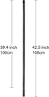 BINGFU 136-520MHz 42.5 inch 3 BF-F8HP UV-5R UV-82 BF-888S GT-3 Dual Band VHF UHF Foldable CS Tactical SMA Female Ham