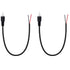 Fancasee 2 Pack RCA Male Plug Jack Connector Adapter to Bare Wire for Amplifier Receiver Speakers