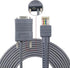 RJ45 RS232 DS3578 DS9808 DS9808 DS6608 DS4208 (3M 9FT RS232 Barcode Scanner Cable to Straight Cable for Symbol Zebra /