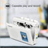 Portable Cassette Player Tape Recorder with Built-in Speaker, Microphone, Headphone Jack