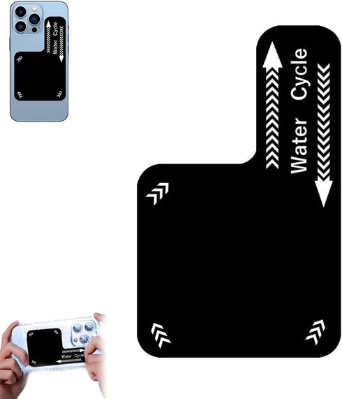 GINTBN Universal Reusable Phone Heatsink Pad, Metal Magnetic Cooling Plate for Gaming &