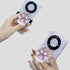 Clamp-Type Pink Paw Shape Phone Grip Slide for Phones and Cases - Cute Sliding Cat Paw Holder, Kawaii Large 3D Dog Paw