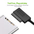 chenyang Micro SATA 16Pin to USB 3.0 Adapter Cable for 1.8 inch Hard Drive HDD/SSD Data Transfer, 10cm