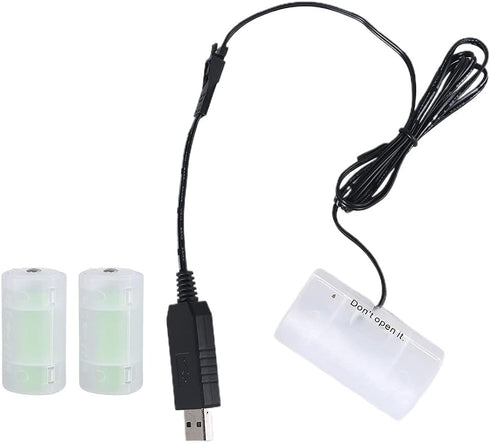 1.1m 1.5V 3V 4.5V 6V 1-4pcs 1.5V Feamos USB To D-Cell-Battery Eliminator Can Replace D-Alkaline Batteries for Lamp Toy