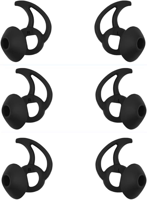 Silicone Earbud Replacement Tips Compatible with Bose StayHear Max Tips Kit, 3 Pairs L Size