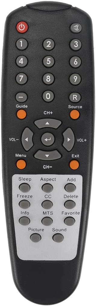 Replacement Remote for Sceptre TV Models: X270PV-FHD, X240PC-FHD, X240CC-FHD, X240BC-FHD, X320BV-HD, and more