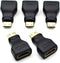 Bei Qian 5 Pack Gold Plated Mini HDMIi Male to HDMI Female High Speed