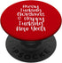 Merry Fucking Christmas Happy F In New Year Scrooge Cursing PopSockets Standard PopGrip