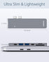USB C Hub for MacBook Pro, 7 in 2 Multiport Adapter with 4K HDMI, Thunderbolt PD, USB 3.0, SD/TF Reader