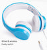 Kids Wireless Headphones, Bluetooth 5.0, 15 Hours Play, 93db Volume Limited with Built-in Mic for School