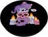 Purple Cat on Skulls Cute Aesthetic Anime Kawaii Pastel Goth PopSockets Standard PopGrip