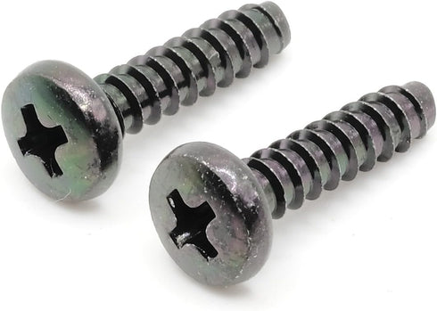 Replacement Screws 1 Set of Metric Screws (Model RS-198178) Pan Head - Philips Drive - Black Plated (Pack of 2)