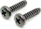 Replacement Screws 1 Set of Metric Screws (Model RS-198178) Pan Head - Philips Drive - Black Plated (Pack of 2)