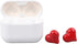 Dpofirs Wireless Earbuds, Heart Shaped Noise Canceling Stereo Bluetooth Earphones, Includes Charging Case