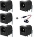 Breadboard-Friendly 2.1mm PCB Mounting Female DC Power Barrel Jack (5 PCS DC Power Jack) by California JOS
