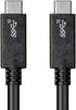 Monoprice USB Type-C to Type-C 3.1 Gen 2 Cable - 10Gbps, 5 Amp, 30AWG, 3.3 Feet - Black
