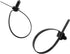 30Pcs Black Nylon Cable Zip Ties, 8-1/4'' Length Heavy Duty Zip Fastener Cable Clips Nylon Push Mount Wrap Straps Cable Wire Ties for Household Electronic Auto Industry by HARSKIYER