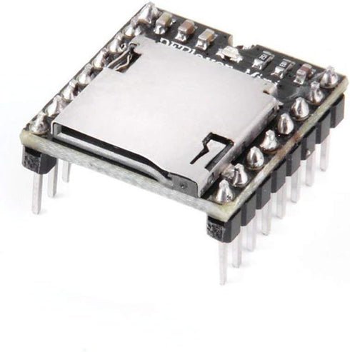 HiLetgo 2pcs mp3 MP3 Player Mini Player Audio Voice Module TF Card U Disk Board for DFPlayer Audio Voice Music Module