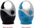 Portable Waterproof Shower Radio, 3V 0.5W Adjustable Volume AM FM Button Speaker with Top Handle (Black)