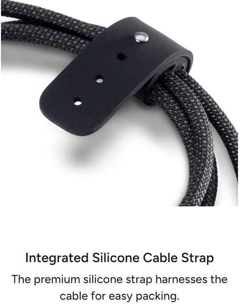 mophie Charge Stream USB-C to USB-C 2m/6ft Cable, 60W Power Delivery, Enduraflex Silicone, Ultra-Durable Braided Design