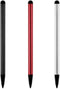 Wentoenapp 3Pcs Black Silver and Red Universal Phone Tablet Touch Screen Pen Stylus