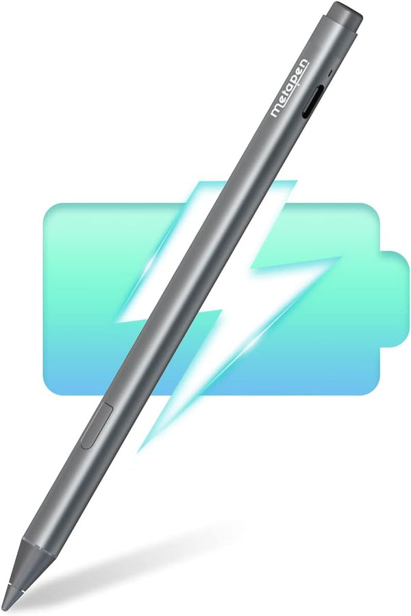 Metapen M2 Stylus Pen for Surface, Premium 4096 Finest Control with Eraser End, Compatible with Surface Pro 7/8/9/X,
