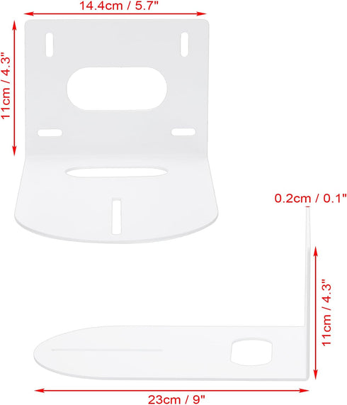 Sumnacon Universal PTZ Camera Bracket, Solid Metal Wall Mount for Various PTZ Cameras with Screws for Office or Church