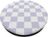 Cute Pastel Lavender Checker Pattern Design on White PopSockets Standard PopGrip