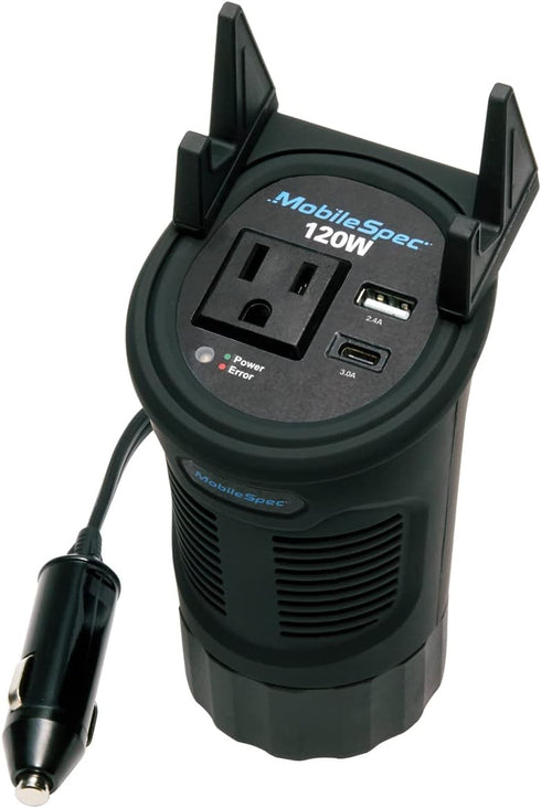MobileSpec MSI120C 120 Watt Cup Power Inverter