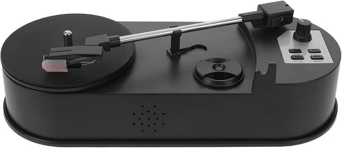BRIGHTFUFU Vinyl Record Player Turntable with Built-in Phonograph Speaker, Desktop Retro Music Player