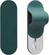 Momostick Flatstick, Cell Phone Finger Grip Strap Holder for Hand, Cell Phone Stand, New Slim Finger Loop Selfie Grip Compatible with Most Smartphones - Matte Dark Green