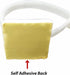 Premium Grade Strength Cable Tie Mounts (25mm x 25mm) Self ADHESIVE Clips Wire Tie Base - 100 Clear/White