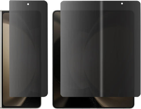 Anti-Spy Screen Protector for Samsung Galaxy Z Fold 5 5G 2023, Matte Anti-Glare Privacy Outer Inner Soft Anti-Scratch