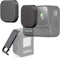 Hero8 Silicon Lens Adsorption Cap and ABS Battery Door Cover with Charging Port (2+1 Packs) for GoPro Hero 8 Black