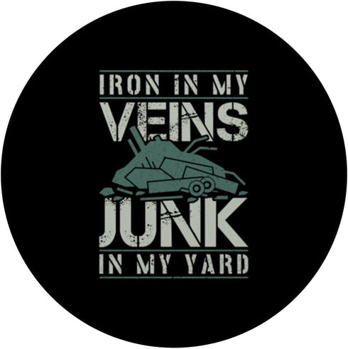 Iron in my Veins - PopSockets Standard PopGrip Scrapyard Junkyard Scrapper