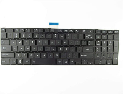 Abakoo New Keyboard for Toshiba Satellite MP-11B53US-930W, C850, C855, C870, C875, L850, L855, L870, L875