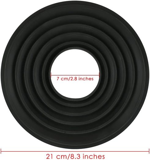 DS. DISTINCTIVE STYLE Rubber Lens Hood Anti Reflection Reversible for Nikon/Canon/Sigma/Tamron 70-85mm Lens