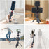 Generic 3-in-1 1/4 Mini Tripod Selfie Stick Extension Pole with Phone Clamp - Aluminum Vlogging Stand for Smartphone