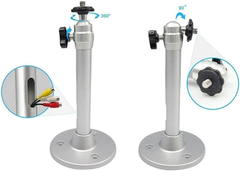 Projector Ceiling Mount, Aluminum Alloy Rotatable Thickened Shock Resistant Stand for Home, Office, Meeting Room, School