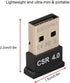 ASHATA CSR4.0 Mini USB Bluetooth Adapter, Wireless Dongles Receiver for Windows Mouse, Keyboard, Headset
